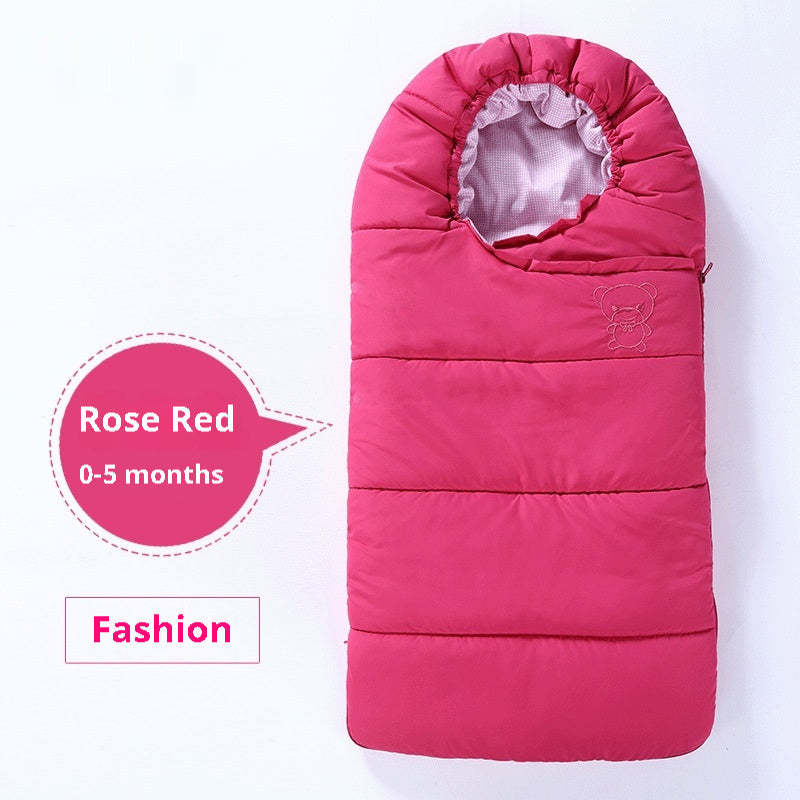 Baby Go Out Swaddling Quilt Sleeping Bag Autumn And Winter Newborn