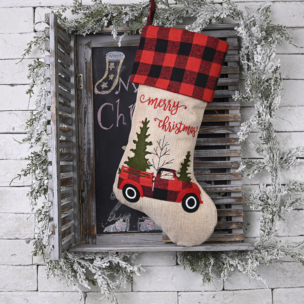 Christmas socks gift bag candy socks