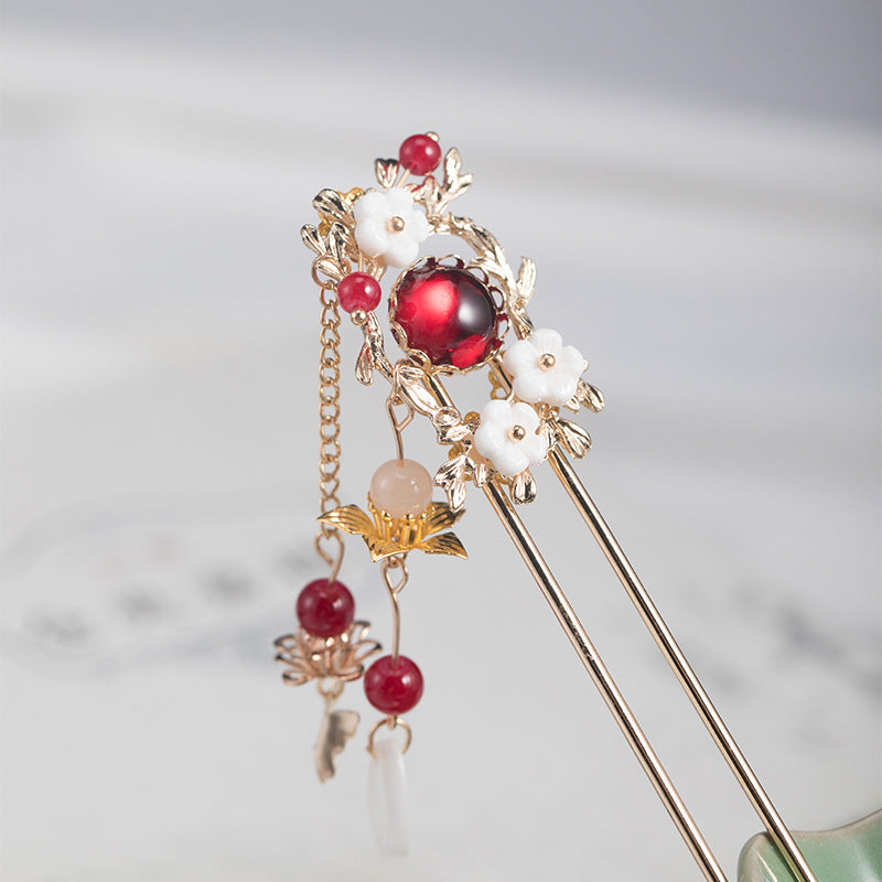 Handmade hair accessories, hairpins, tassels, step hairpins