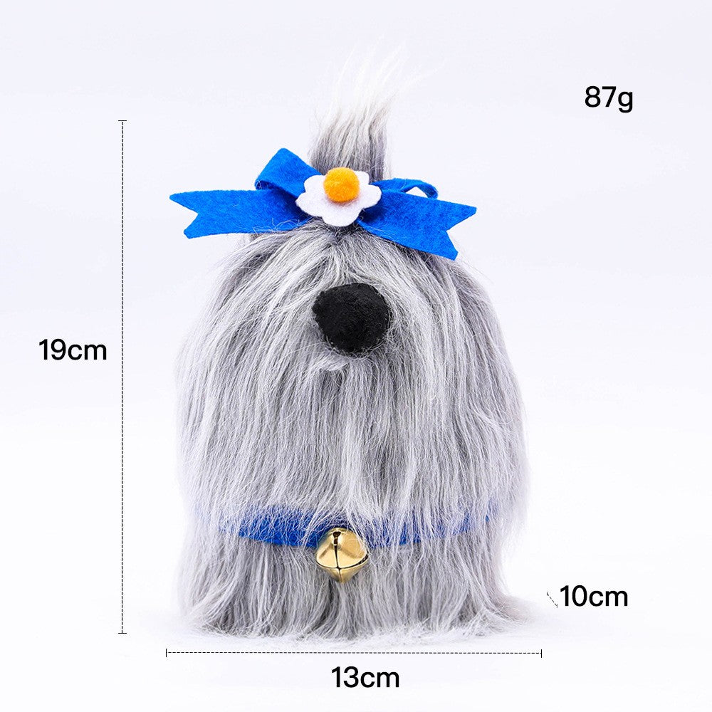 Decorative Plush Pet Dog Couple Gift Family Party Pendant