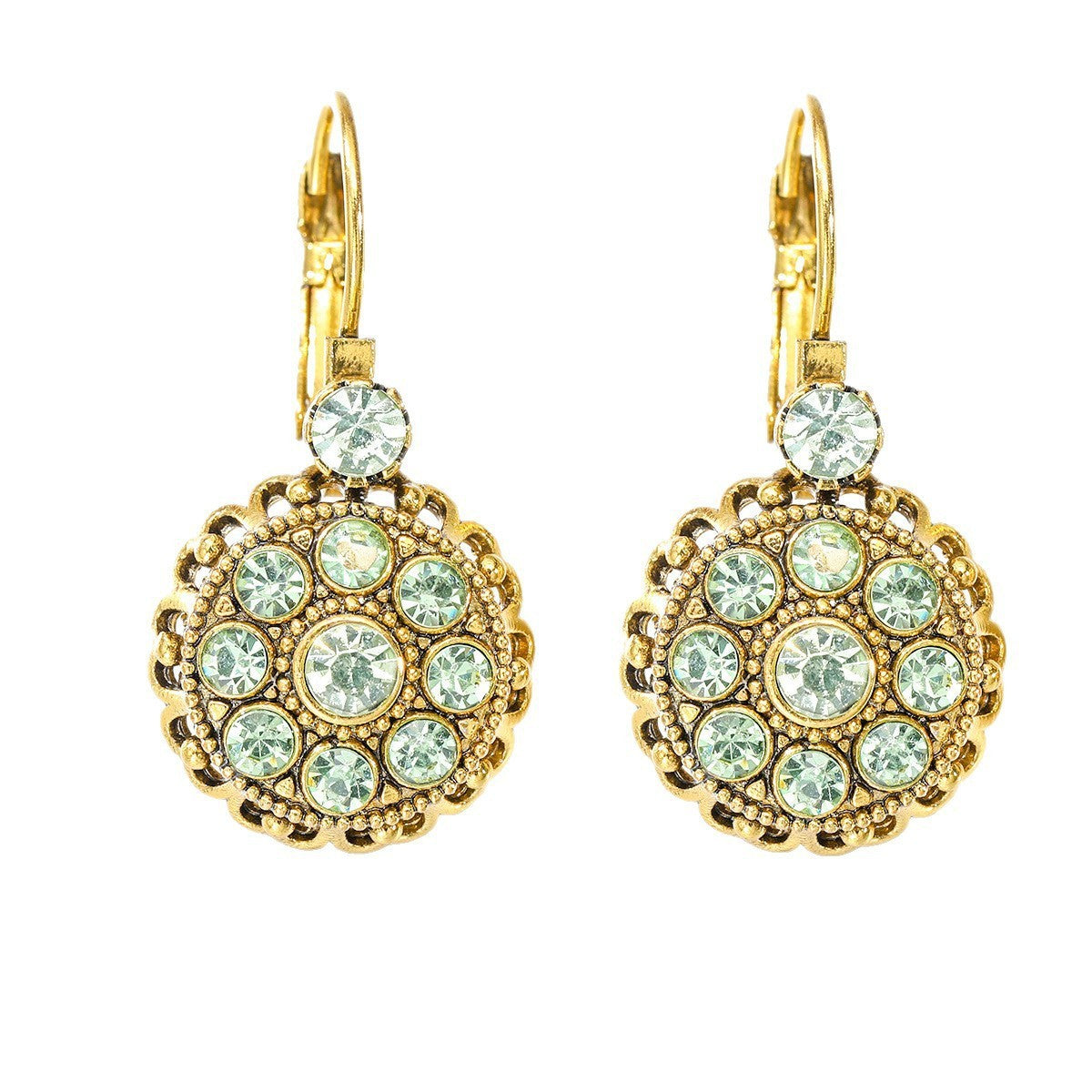Luxury Gemstone Earrings Fashion Gift For Ladies