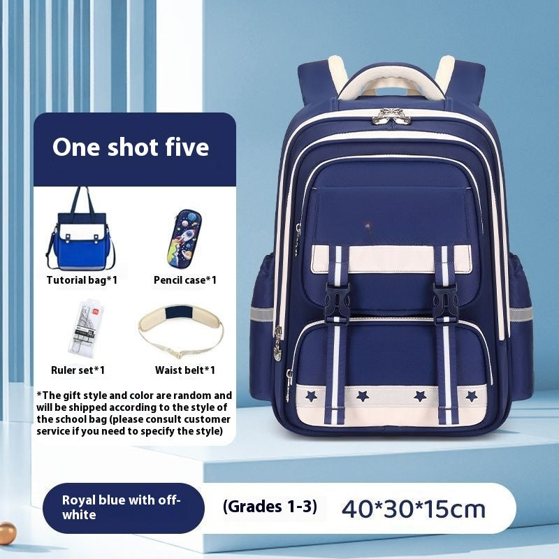 Elementary School Student Large Capacity Girl Spine-protective Backpack