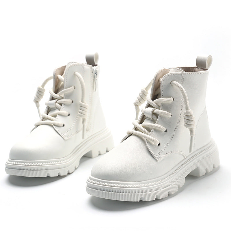Boys' Shoes And Girls' Middle-aged Children's Martin Boots