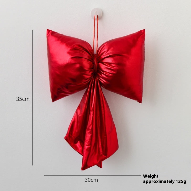 Christmas Decorative Bowknot Scene Layout