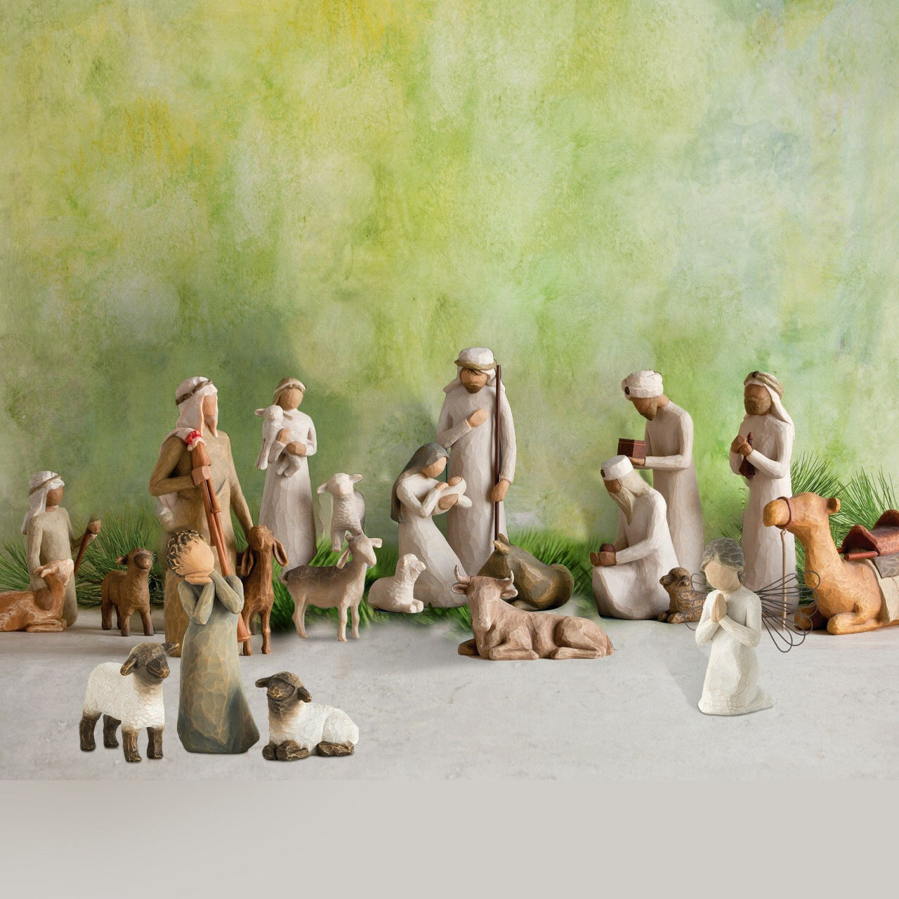 Resin Nativity Set Of 20PCS