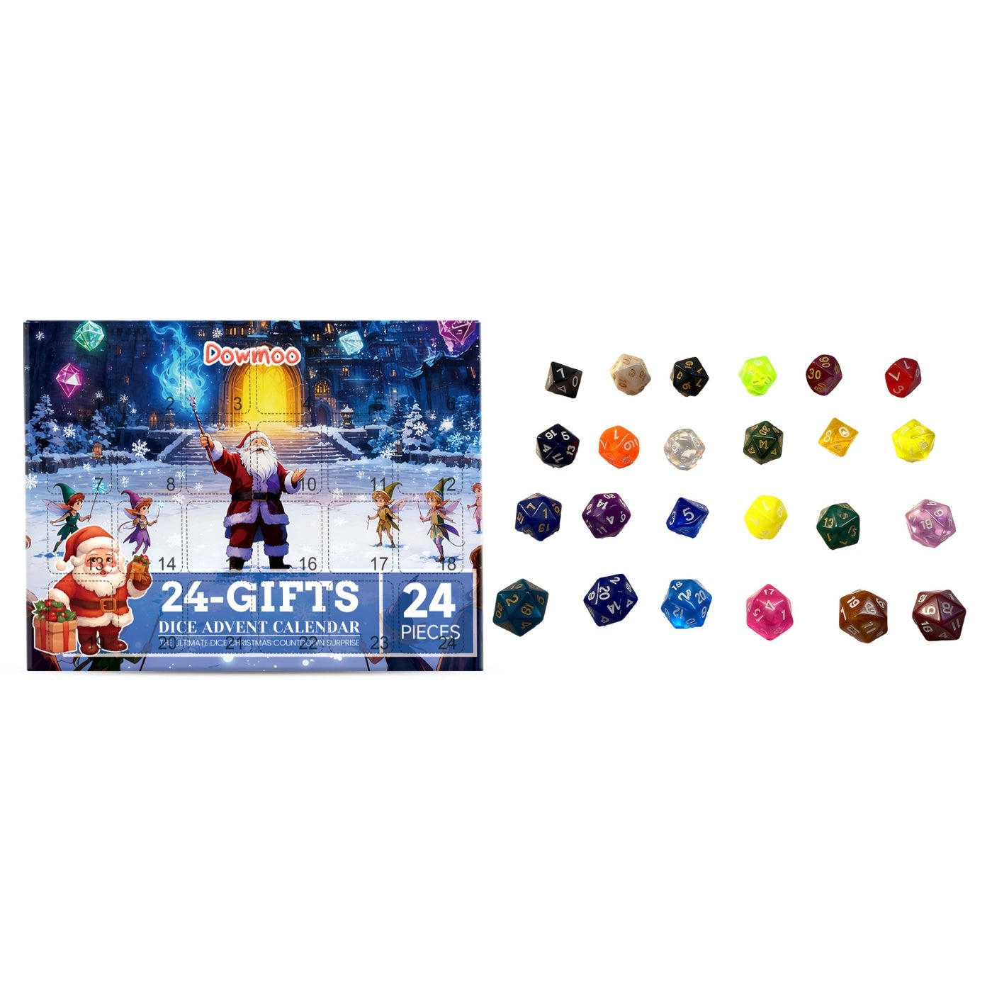 Christmas Countdown Calendar Dice Blind Box