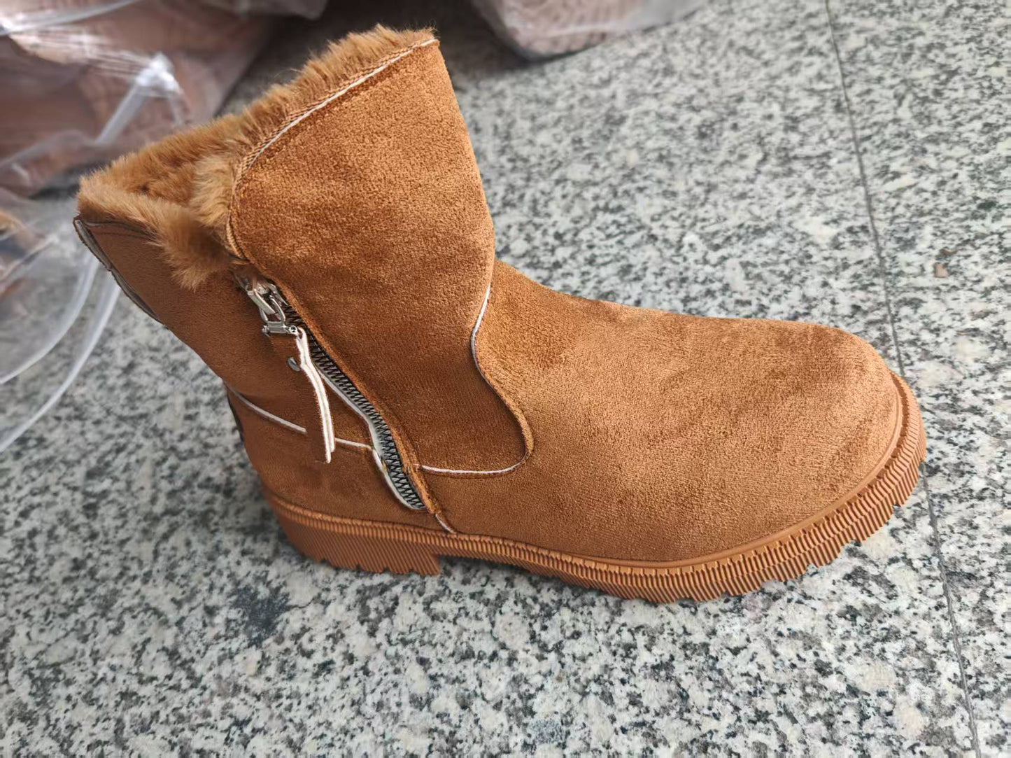 Snow Boots Velvet Warm Cotton Shoes Plus Size