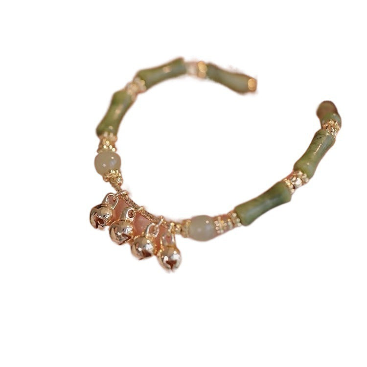 New Chinese Style Bamboo Bell Bracelet Women's Retro