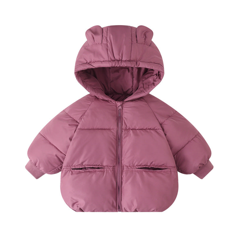 Boys And Girls Cartoon Children's Down And Wadded Jacket