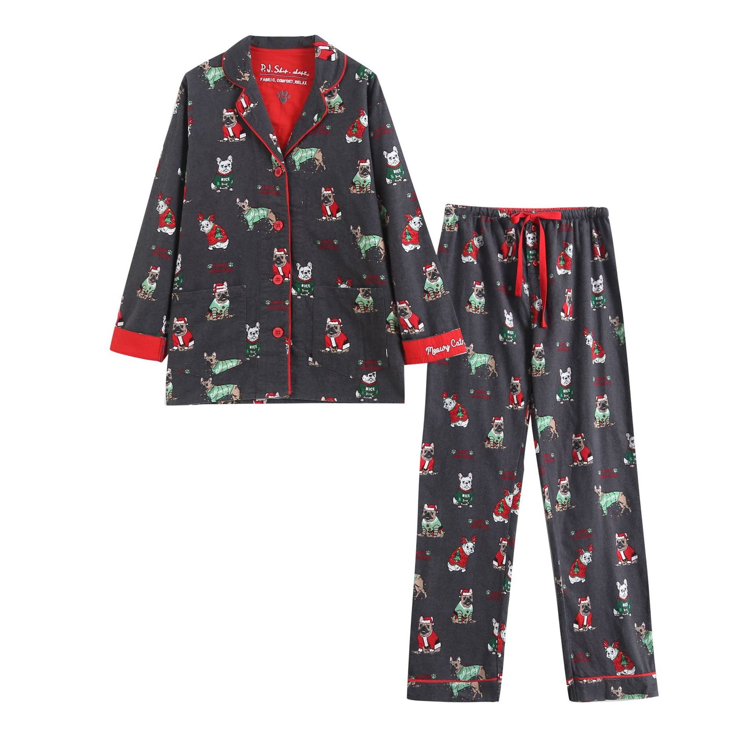 Women's Chic Cotton Brushed Pajamas Homewear