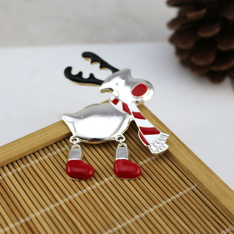 Enamel Christmas Gift Fawn Elk