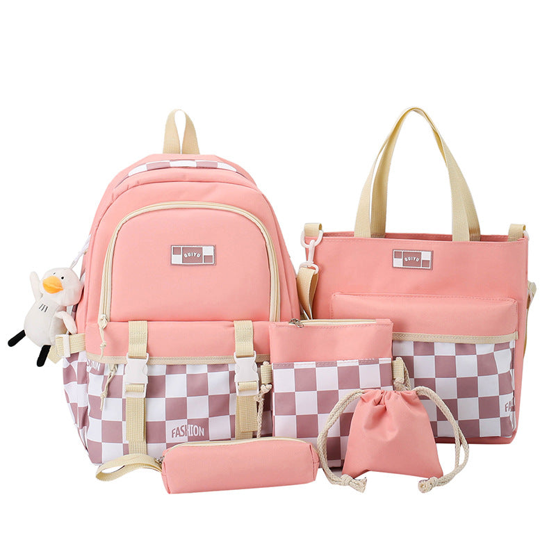 Primary School Student Schoolbag Girls' Lightweight Korean Style Large Capacity Backpack Children's Backpack