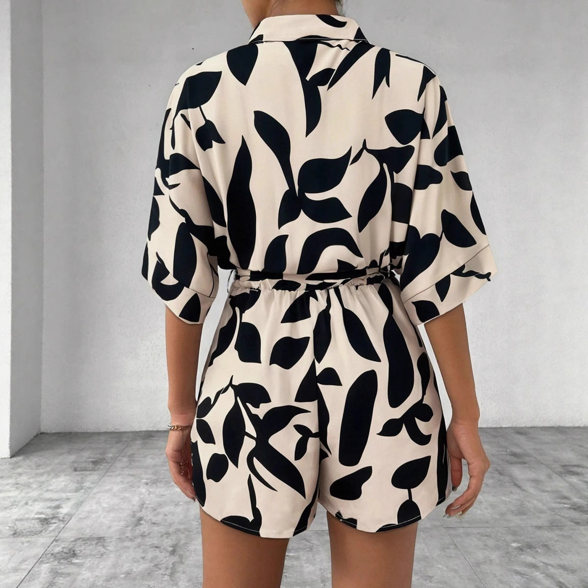 Satin Autumn Satin Jumpsuit For Women