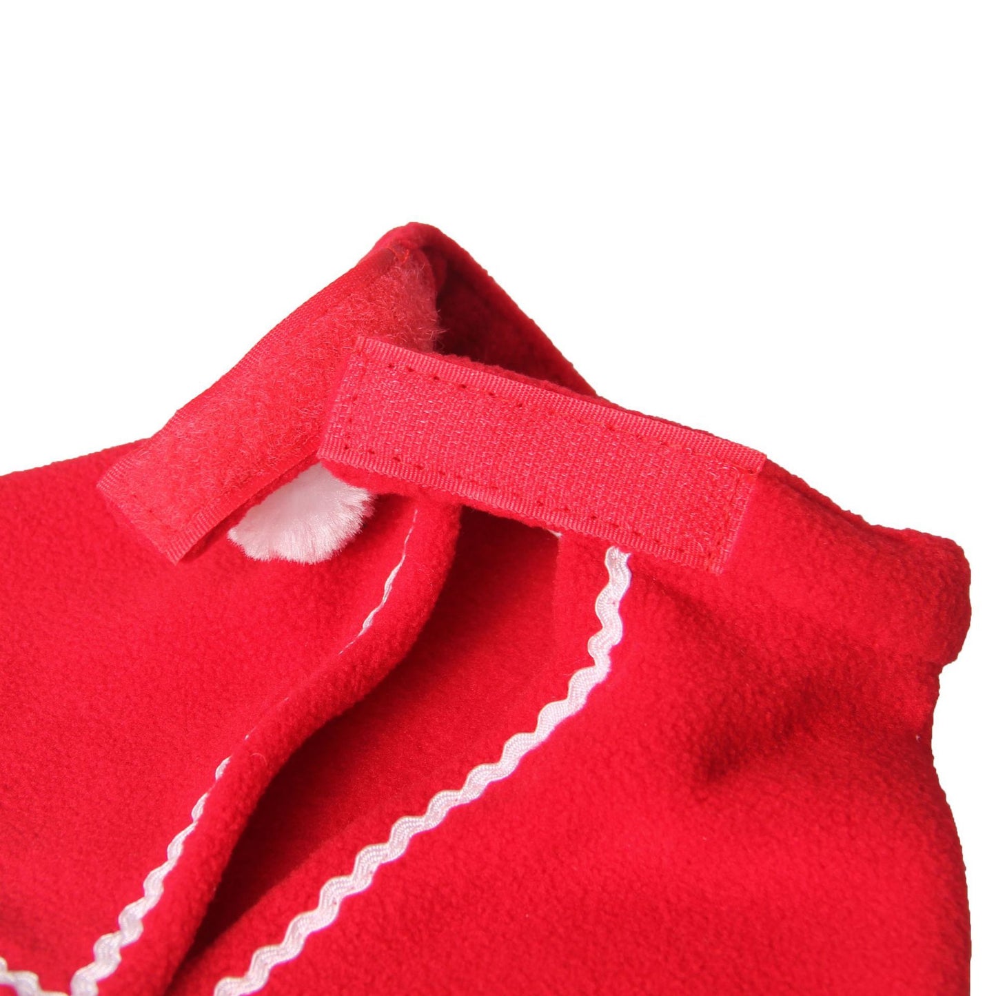 Red Christmas Suit Dog Cat Small Cape