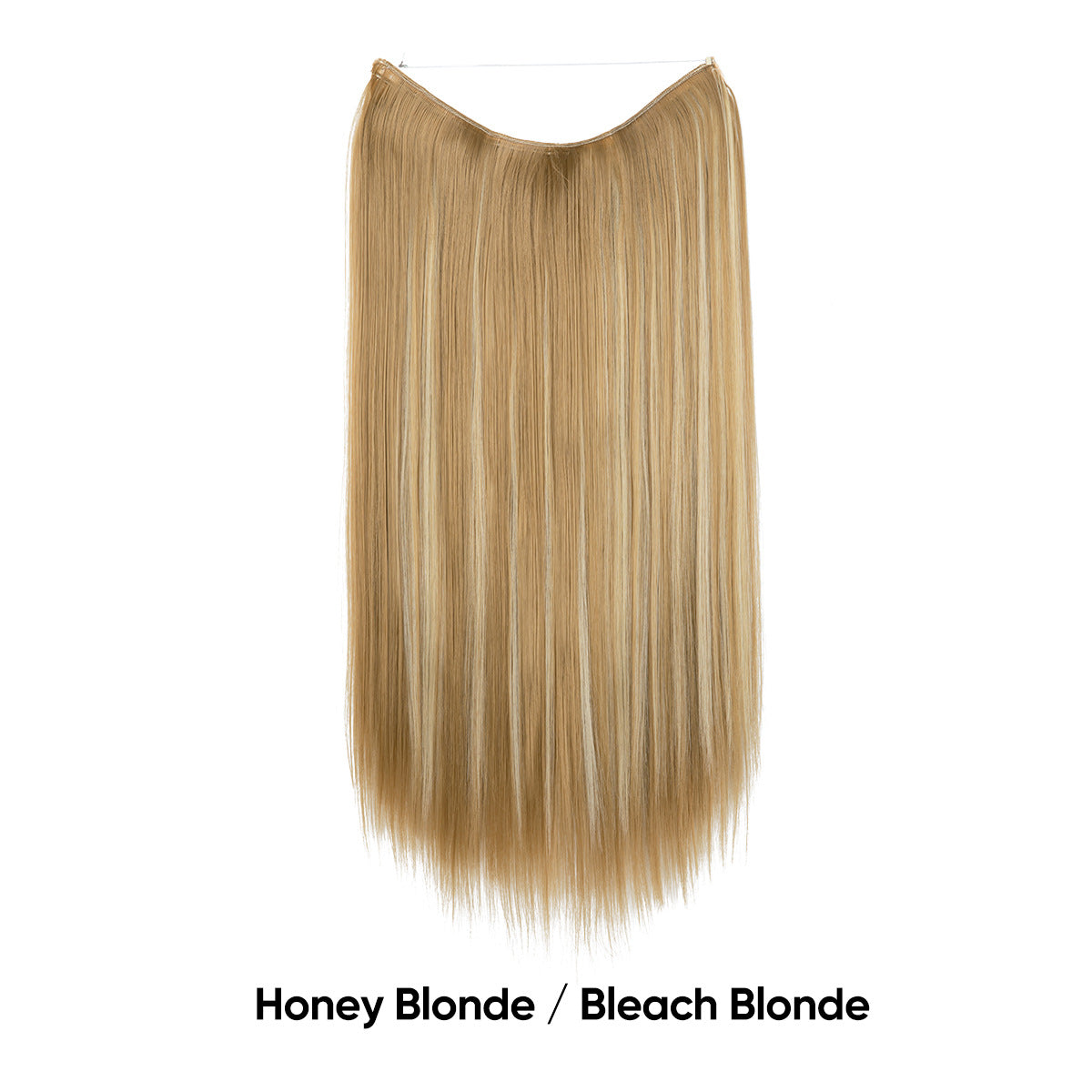 Women's One-piece Adjustable Invisible Straight Multi-color Gradient Hair Extension Fishline