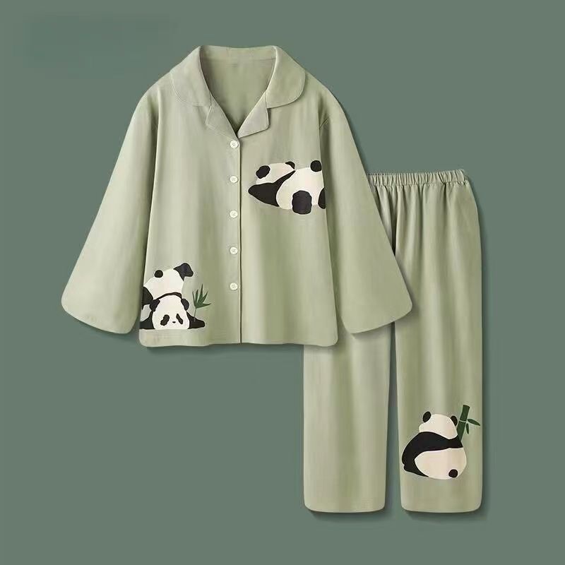 Couple Pajamas Autumn And Winter Men's And Women's Homewear Suit Suitable For Daily Wear