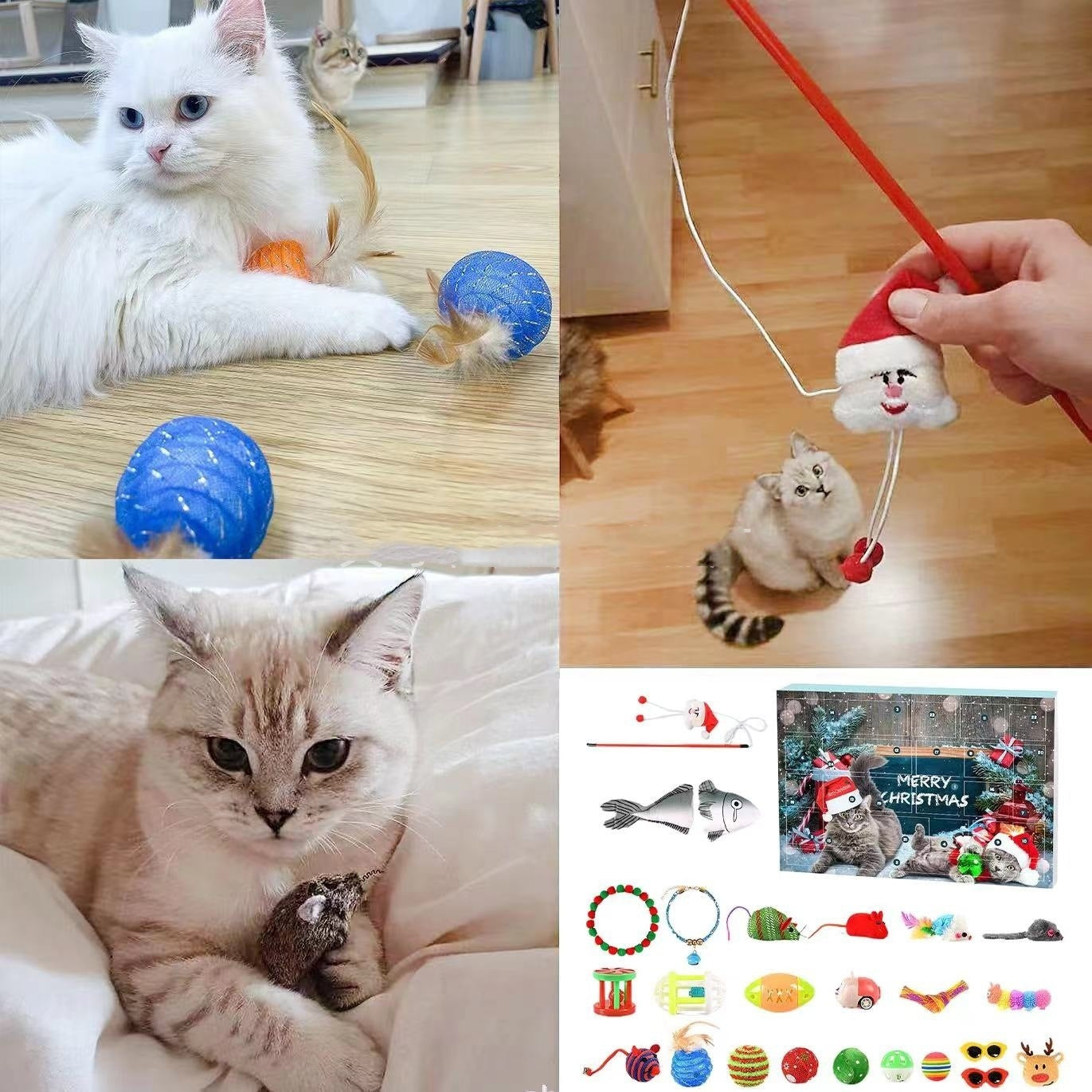 Cat Advent Calendar 2025 Christmas Countdown Blind Box