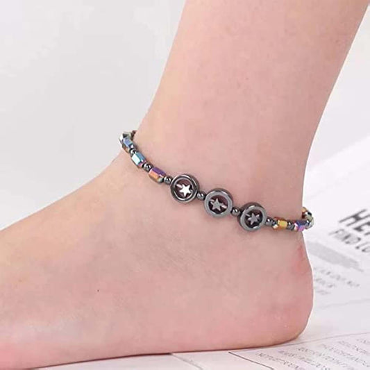 Magnet Anklet Haematite Natural XINGX