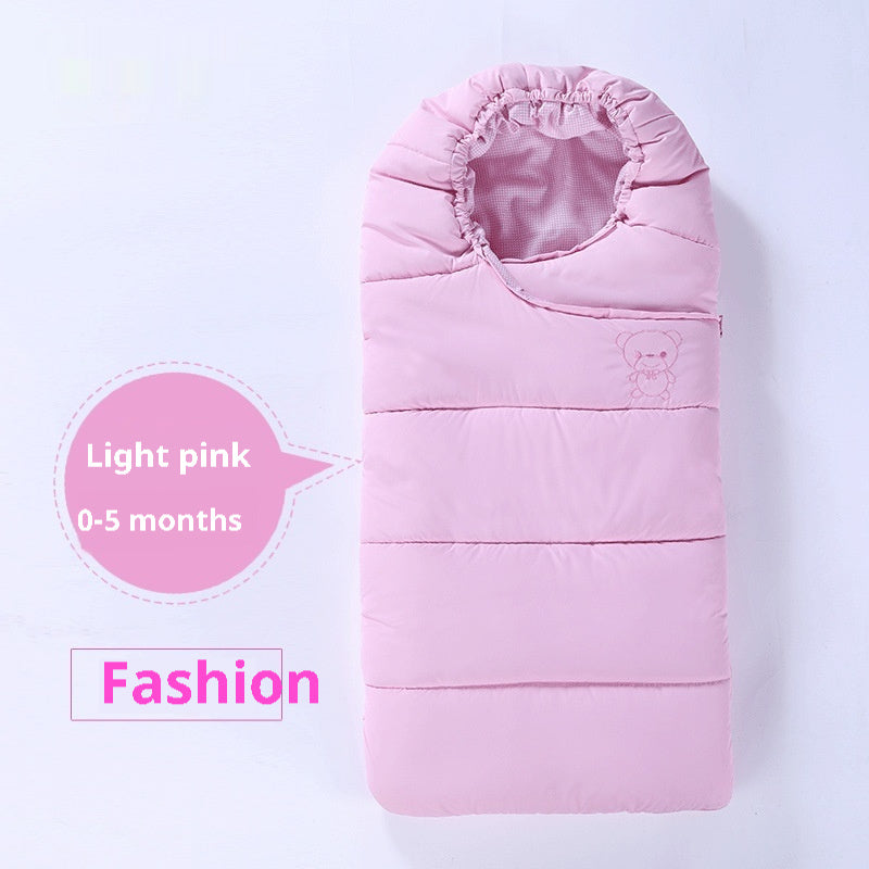 Baby Go Out Swaddling Quilt Sleeping Bag Autumn And Winter Newborn
