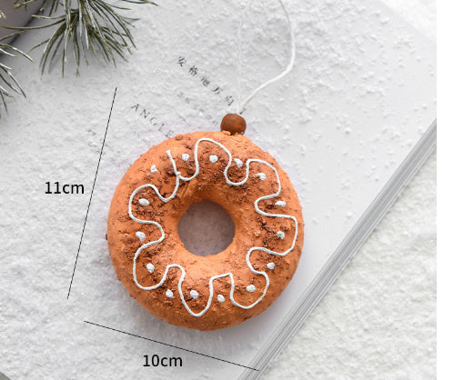 Ins Style Gingerbread Man Christmas Ball Pendant Christmas Tree Diy Internet Celebrity Ornaments