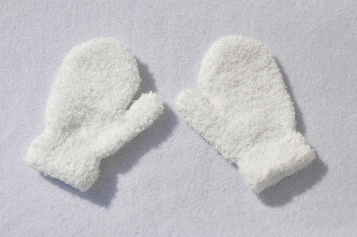 Warm Knitted Gloves Winter Half Plus Fleece Gloves