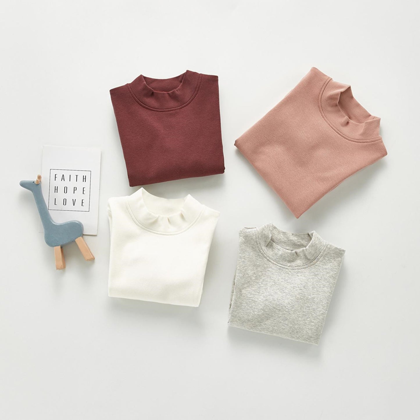 Autumn Baby Cotton Soft Bottoming Shirt Round Neck Pullover Top