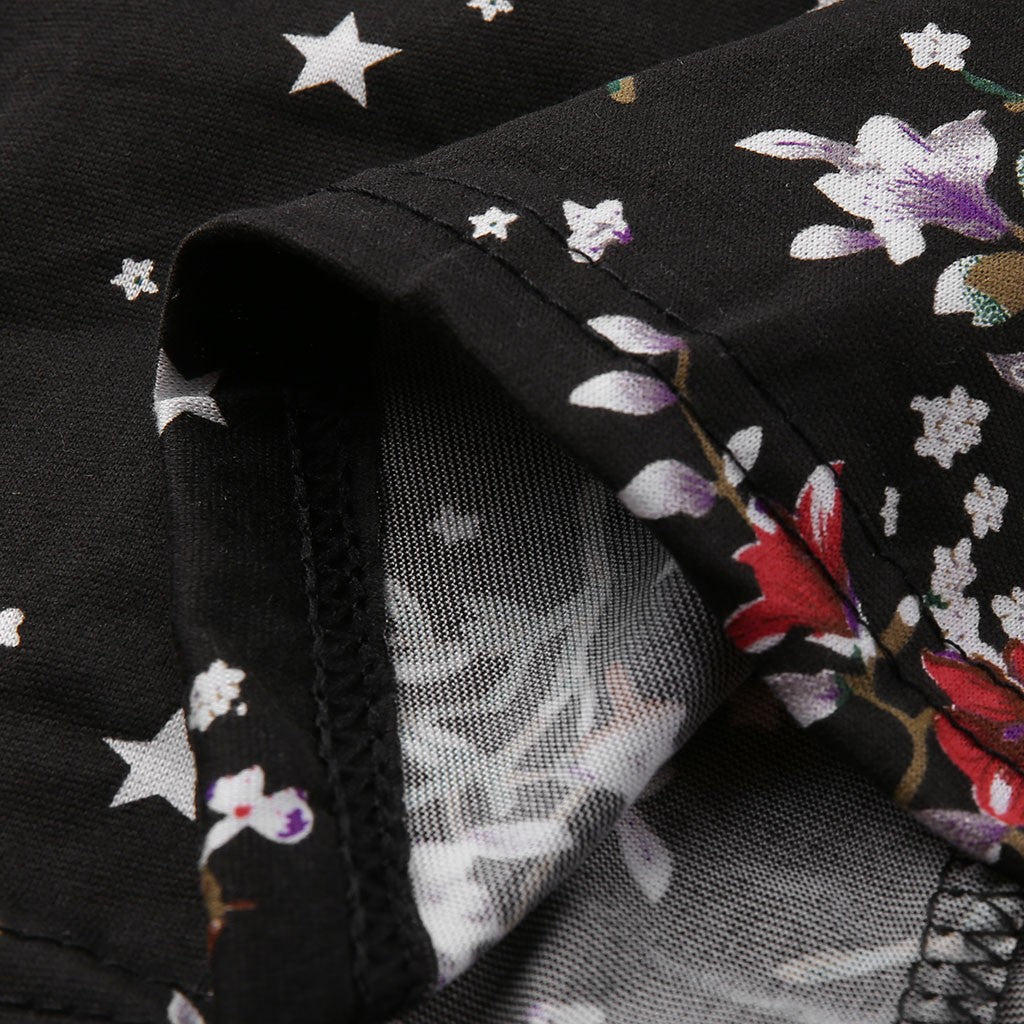 Oversized Skirt Spring Digital Print Large Skirt