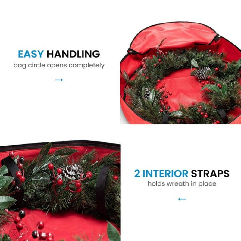 Christmas Wreath Storage Bag Portable