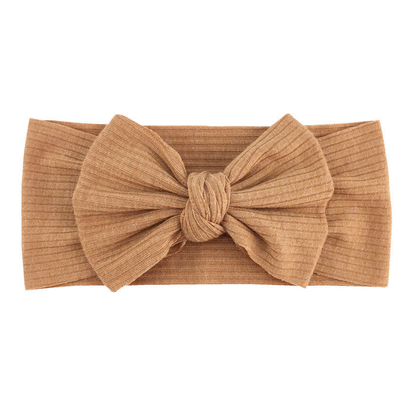 Baby Hair Band Thread Elastic Bow Hair Band