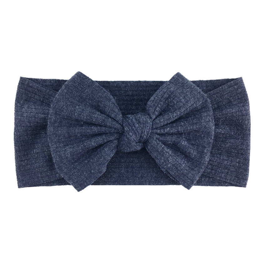 Baby Hair Band Thread Elastic Bow Hair Band
