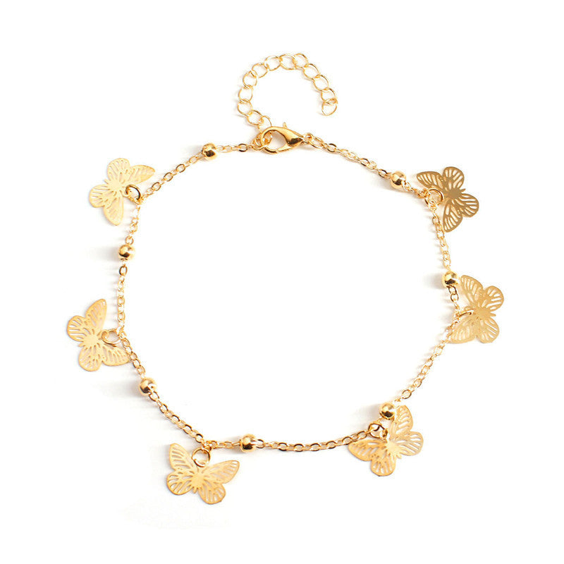 Sexy Hollow Butterfly Anklet