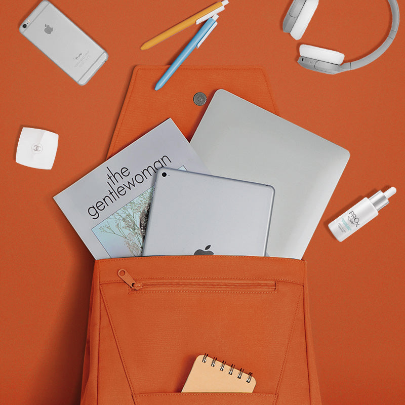 Backpack Caramel Color Backpack Fashion Student School Bag Leisure Big Bag