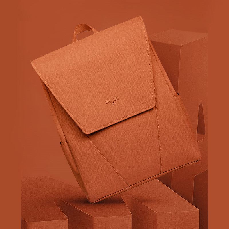 Backpack Caramel Color Backpack Fashion Student School Bag Leisure Big Bag