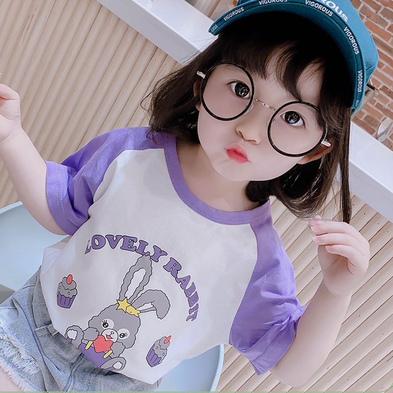 Girls' Summer Clothes Children'S T-Shirt Short Sleeve