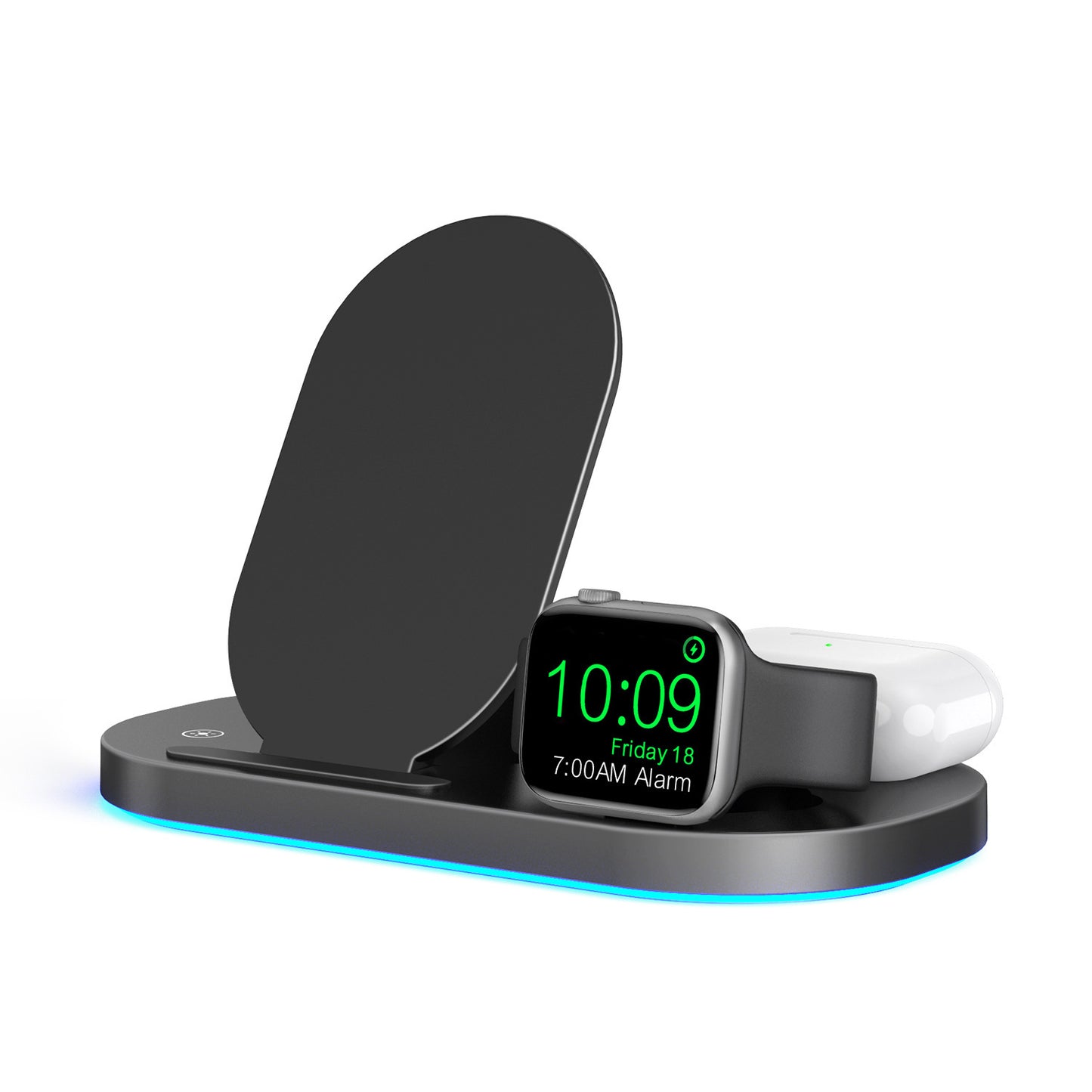 The New 15W Multifunctional Three-In-One Wireless Charger Folding Stand Is Suitable For  Mobile Phone Watch Headset