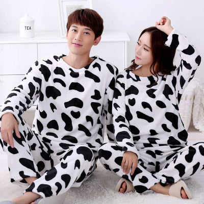 Plus Size Couple Plus Fertilizer Plus 200 Kg Plus Velvet Velvet Pajamas Women