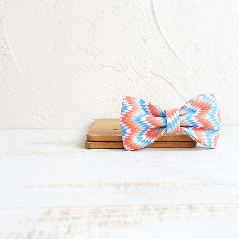 Pet dog ring jewelry bow tie