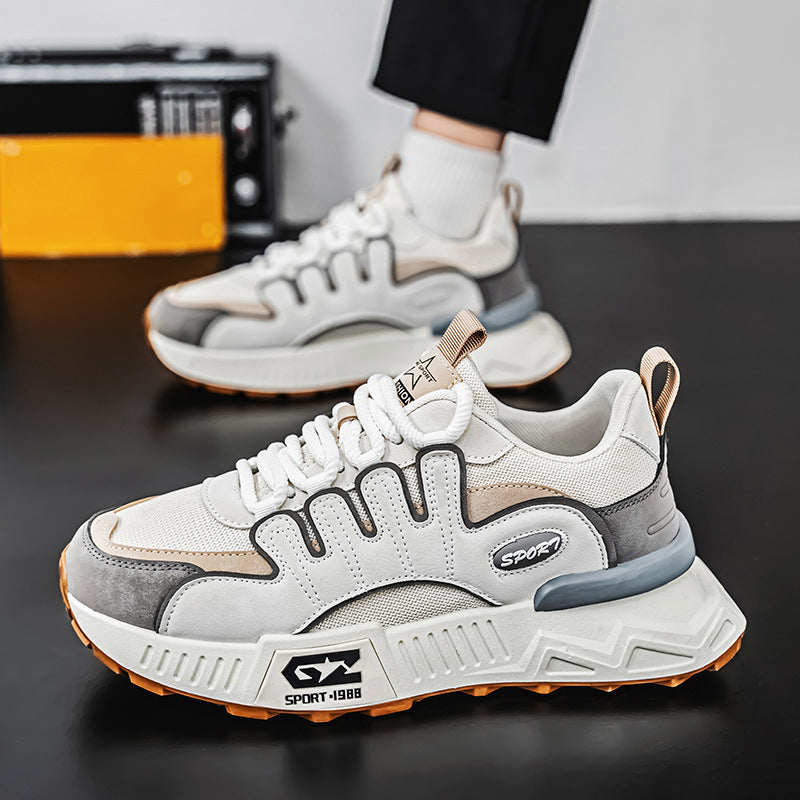 Fashion Personality Mesh Casual Dad Shoes Men