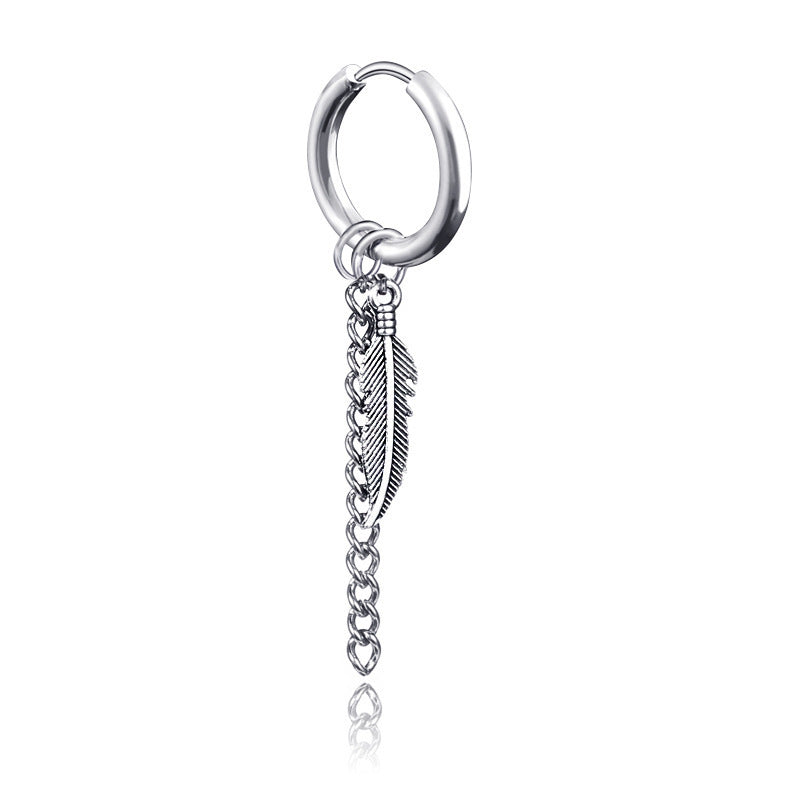 Leaf Tassel Earrings