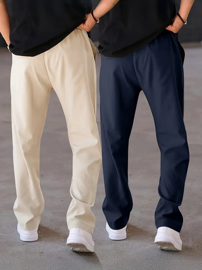 Men's Summer Loose Straight Exercise Casual Pants