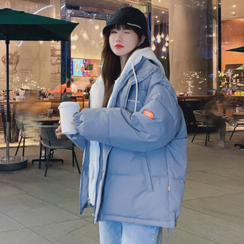 Down Padded Girls Winter Jacket Fake Two Thick Padded Jacket