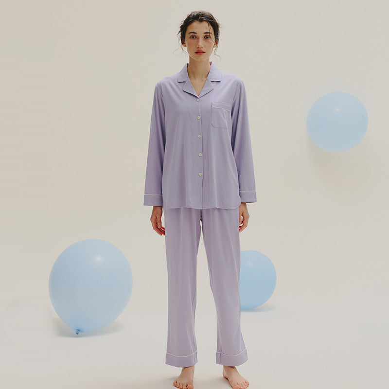 Long Sleeve Cotton Homewear Suit