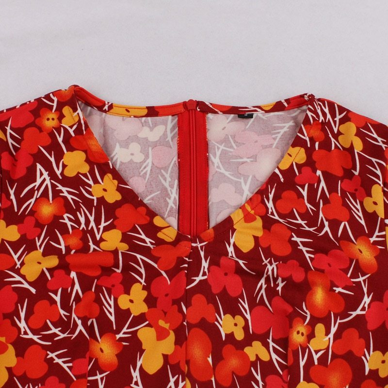 New Fall Christmas Print Dress For Women