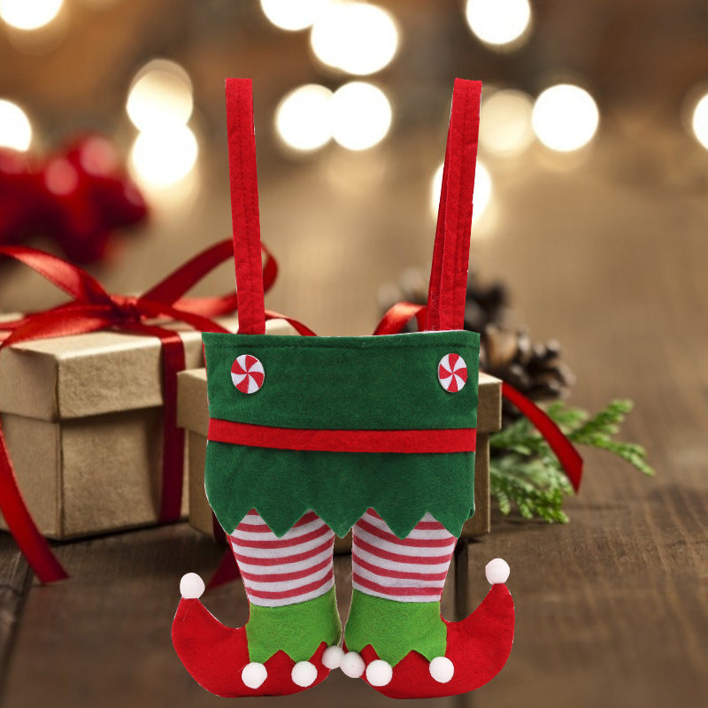 Christmas Decoration Elf Candy Gift Bag