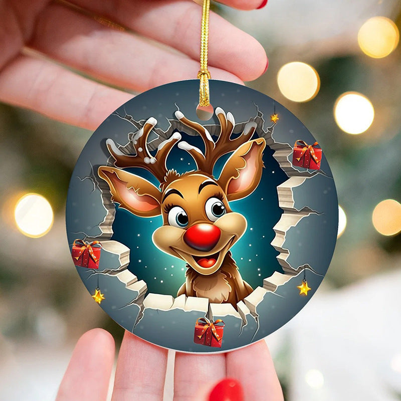 New Acrylic Christmas Gift Pendant