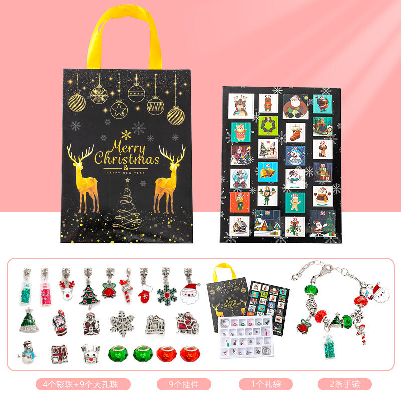 Diy Creative Children's Bracelet Ornament 24 Grid Calendar Christmas Blind Box
