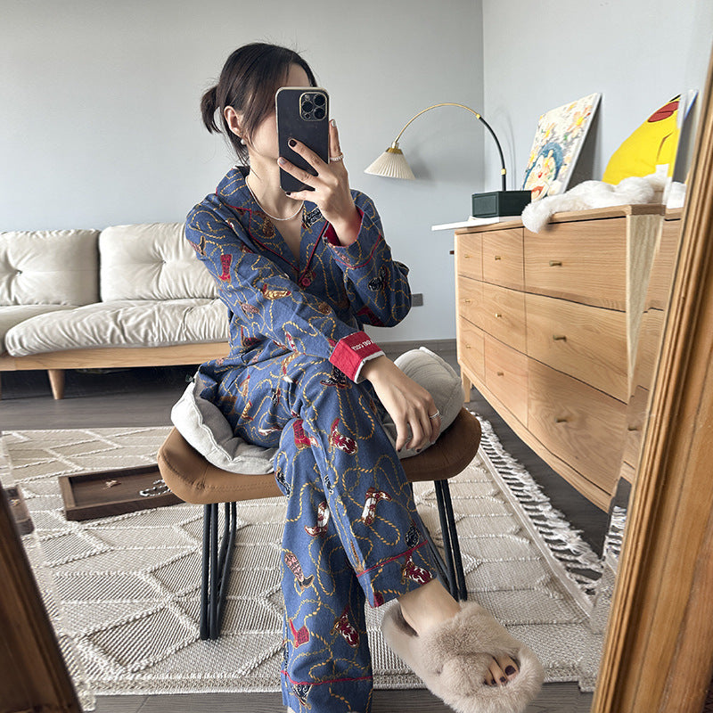 Women's Chic Cotton Brushed Pajamas Homewear