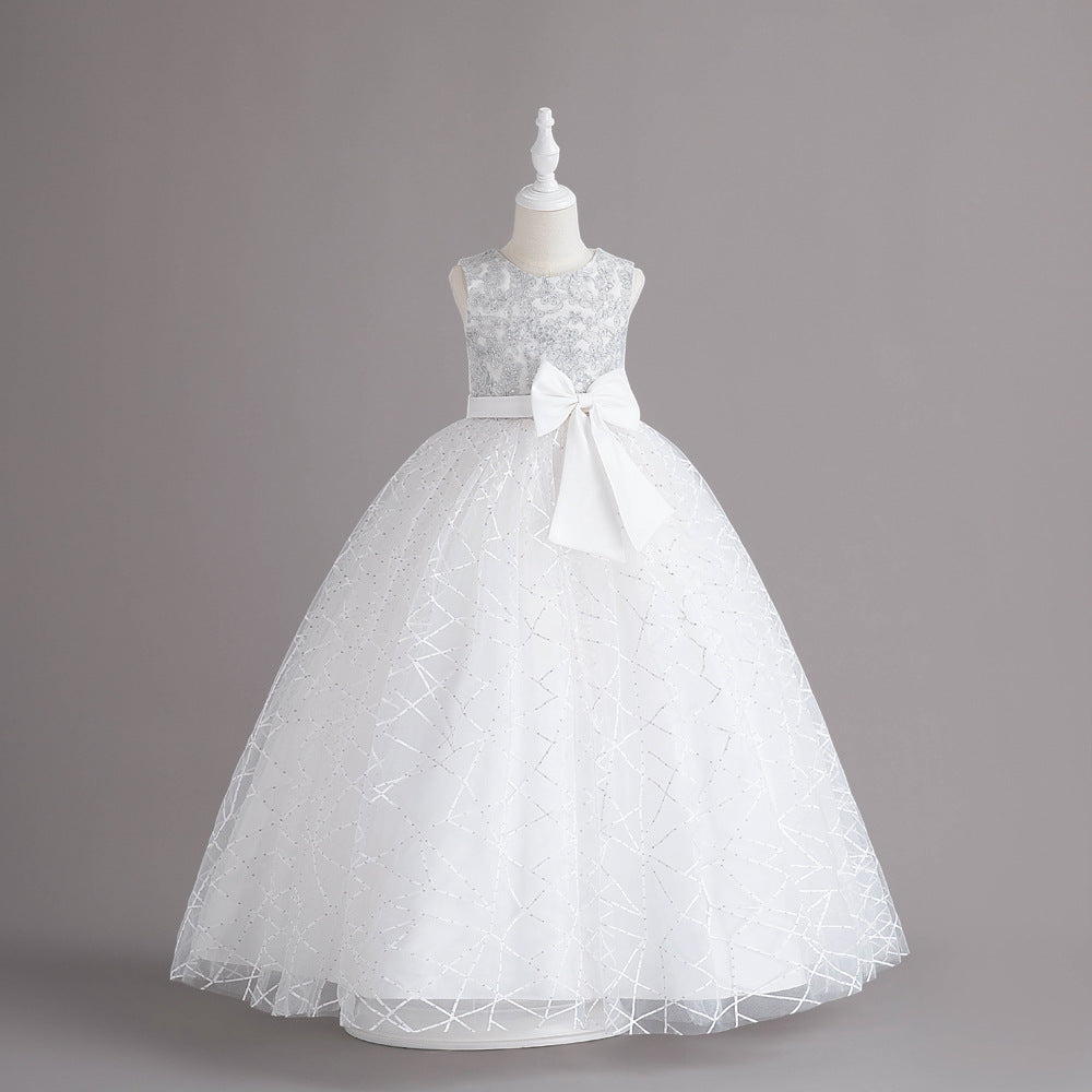 Girls Birthday Princess Dress Gauzy Gown