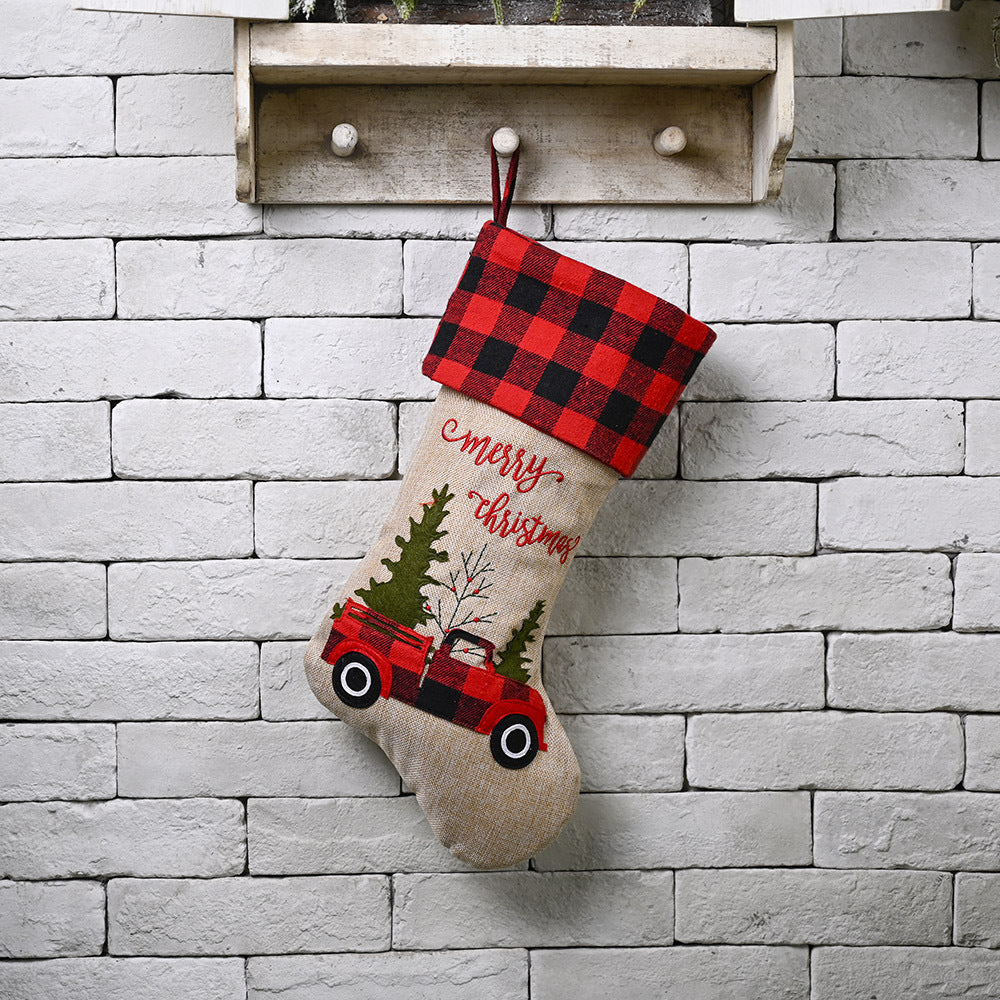 Christmas socks gift bag candy socks