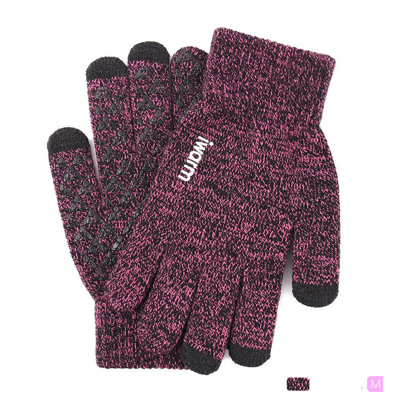 Iwarm touch screen gloves winter warm knit
